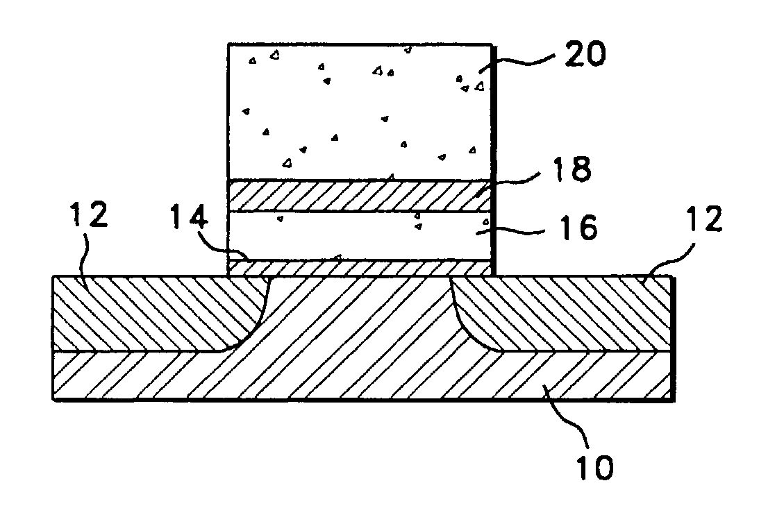 Flash memory element and manufacturing method thereof