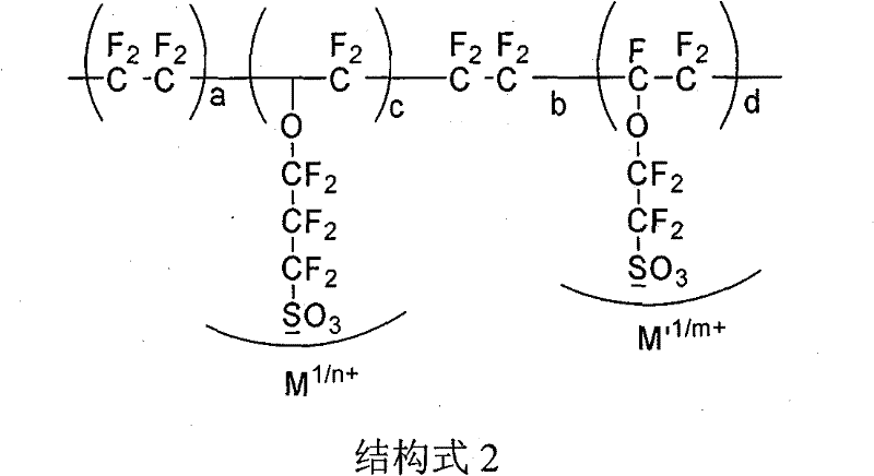 Perfluoro ion exchange membrane with interpenetrating network structure and preparation method thereof