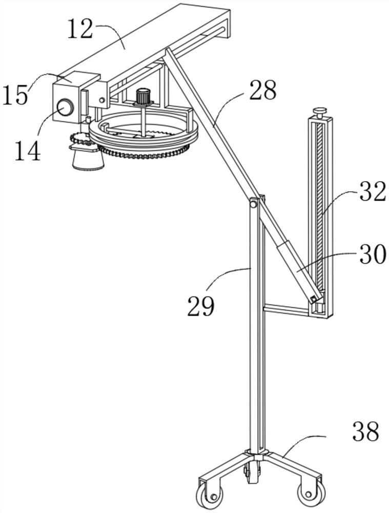 Multiband irradiation physiotherapy instrument