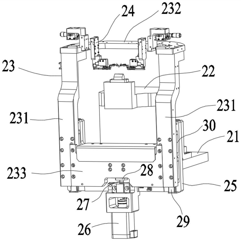 Automatic testing device for laser chip