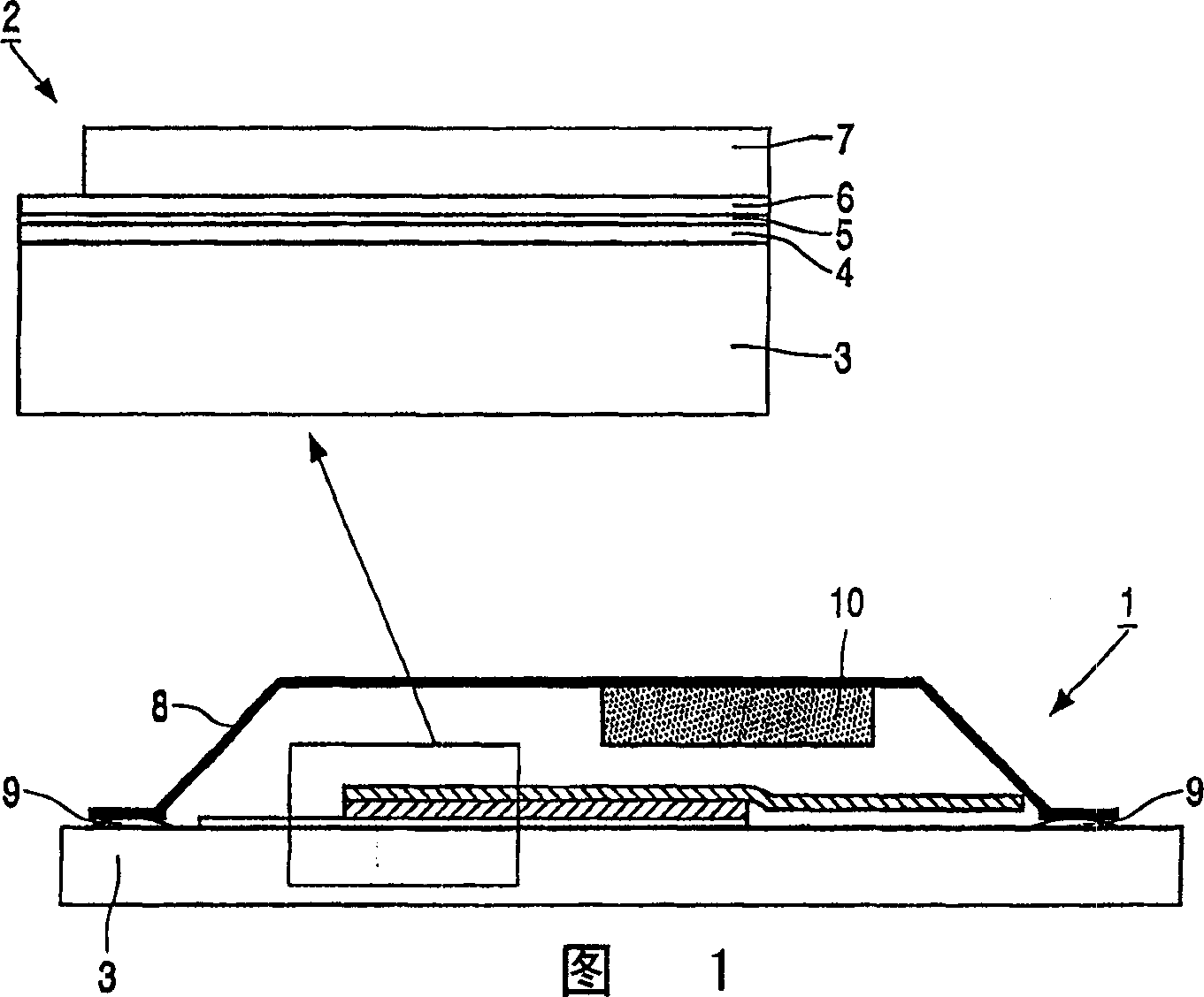 Method and apparatus for leak-testing electroluminescent device