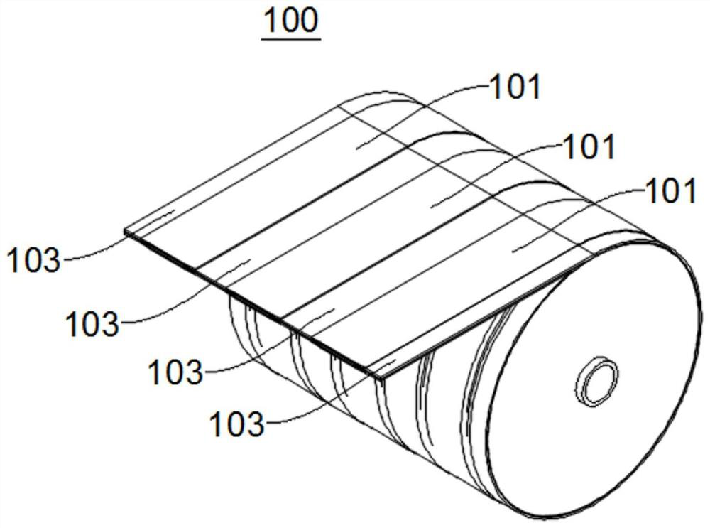 Composite base material, preparation method of composite base material, battery and electric vehicle