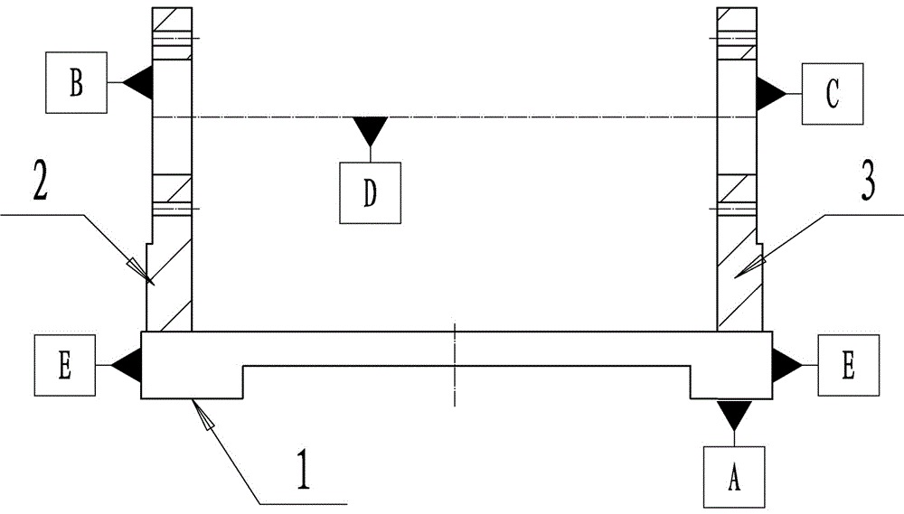 Bearing block for water supply pump station and repairing technology