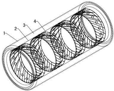 A fish and shrimp screw conveying device