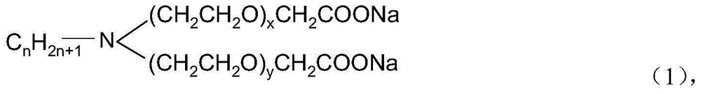 Thick oil emulsifying viscosity breaker for tracing steam, and preparation method and application method thereof