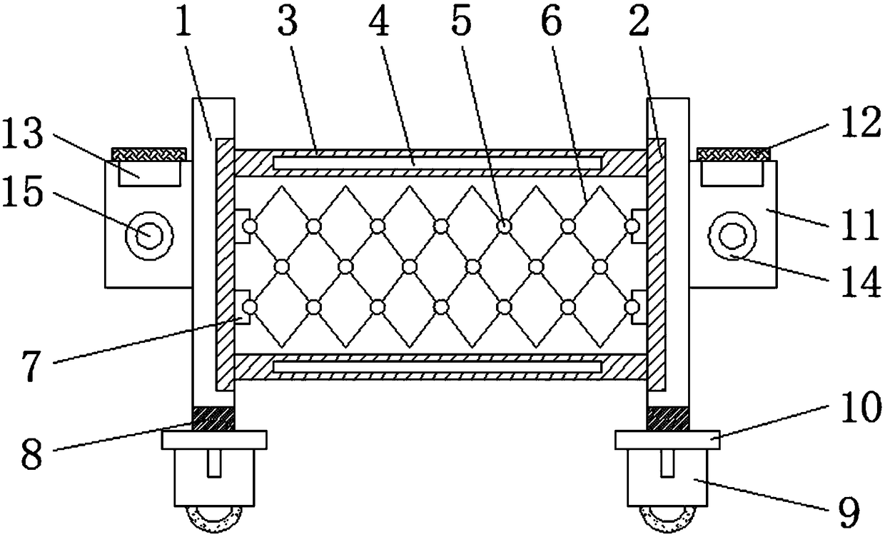 Isolation fence convenient to use and used for building engineering