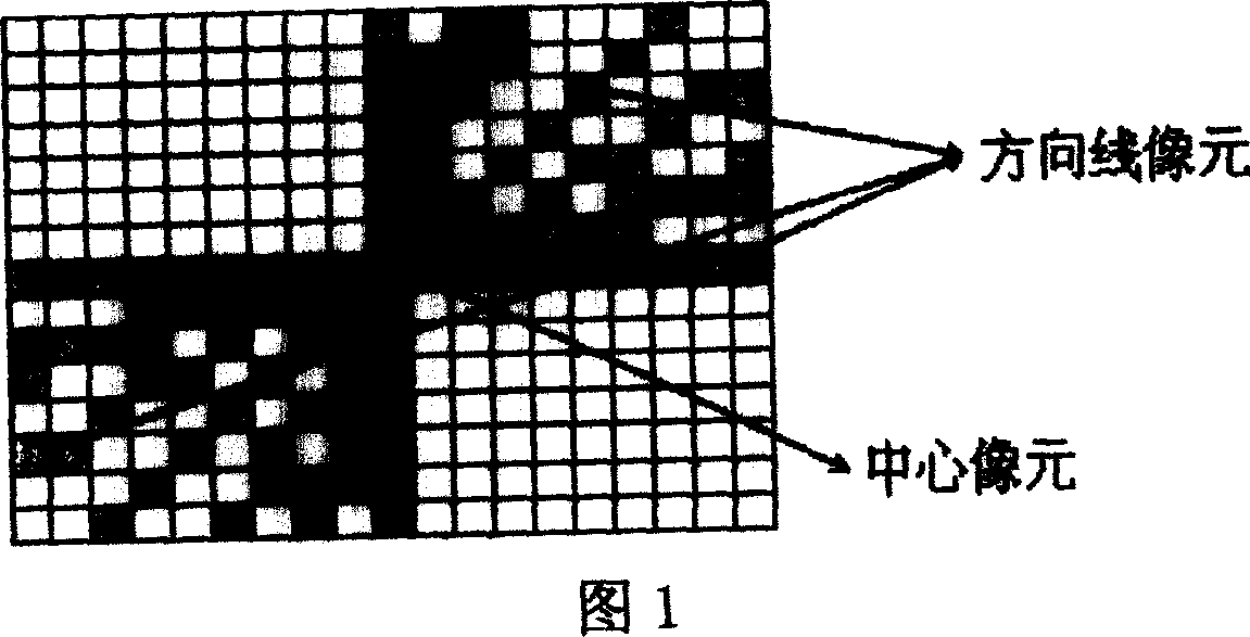 Remoto sensing image space shape characteristics extracting and sorting method