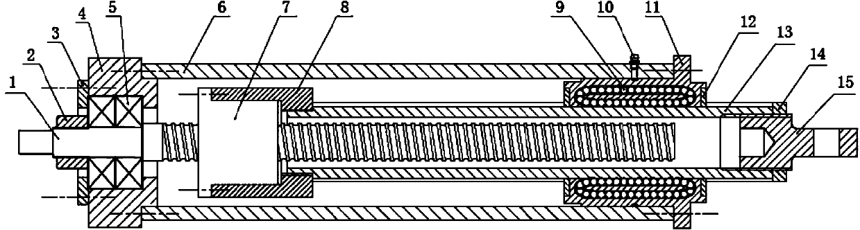 Precise electric cylinder