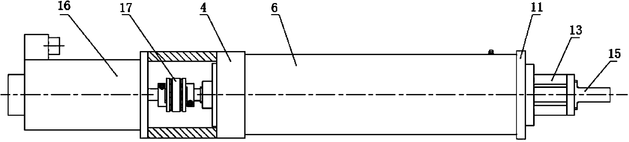 Precise electric cylinder