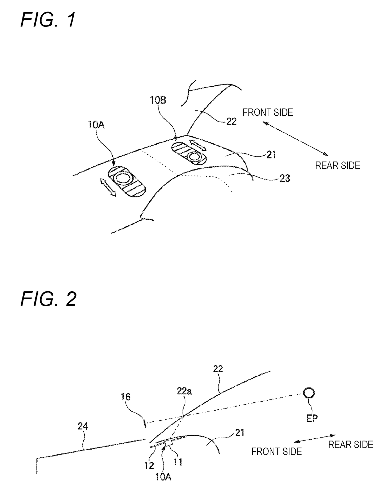 Vehicle light emitting display device and vehicle display system