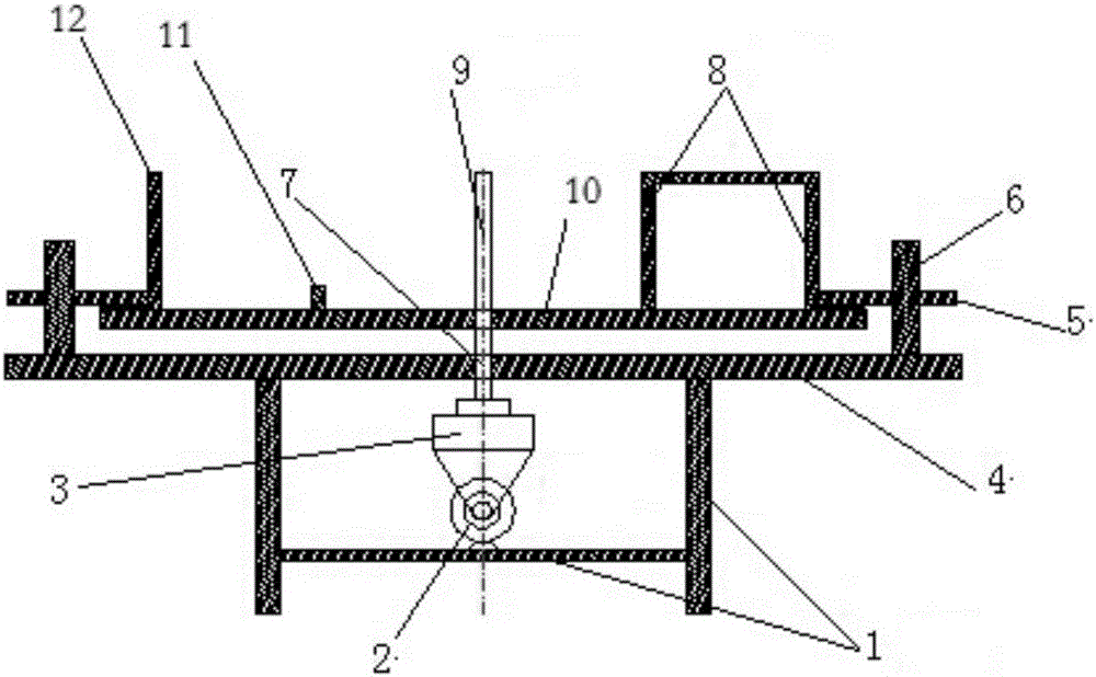 Rotary type thermal treatment working platform