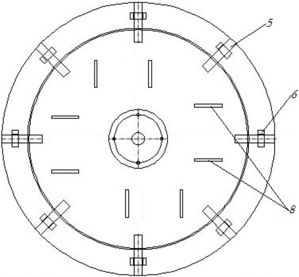 Rotary type thermal treatment working platform