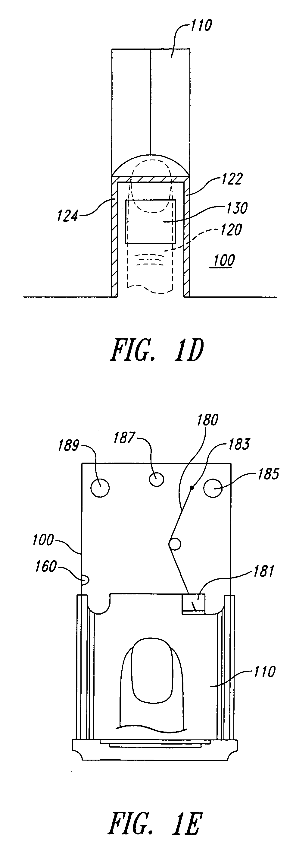 Enclosure and biometric data collection for fingerprint sensor device