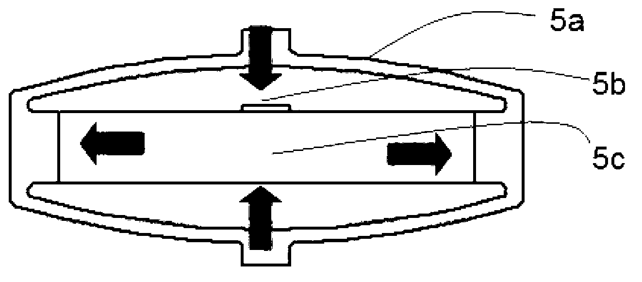 Two-dimensional quick control reflecting mirror