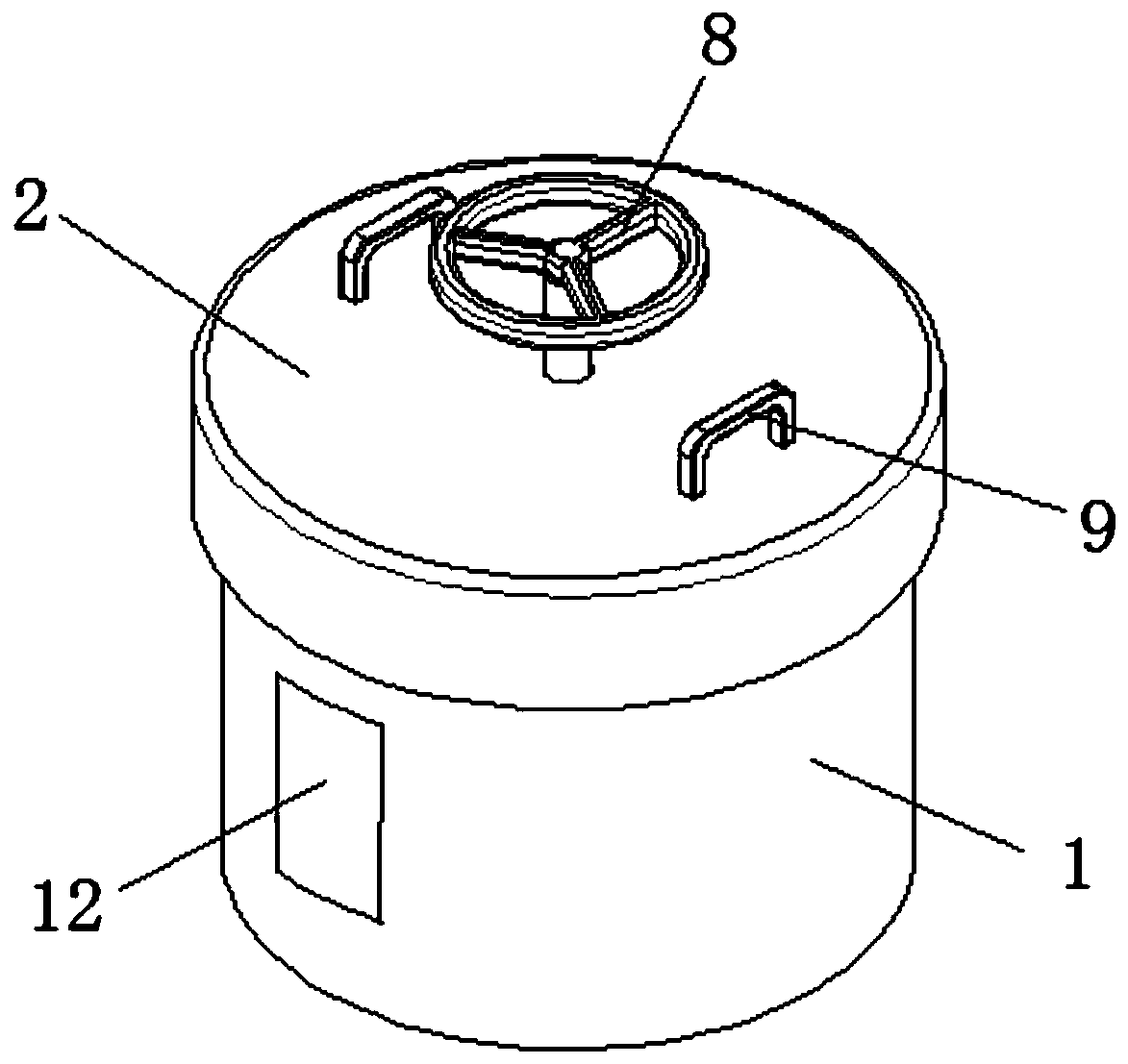 Method for preparing air filter material