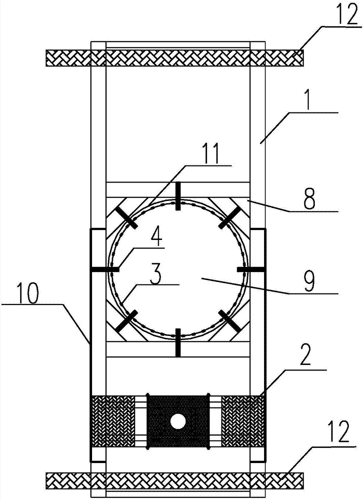 Tool platform suitable for positioning of cast-in-place pile reinforcement cage and guide pipe