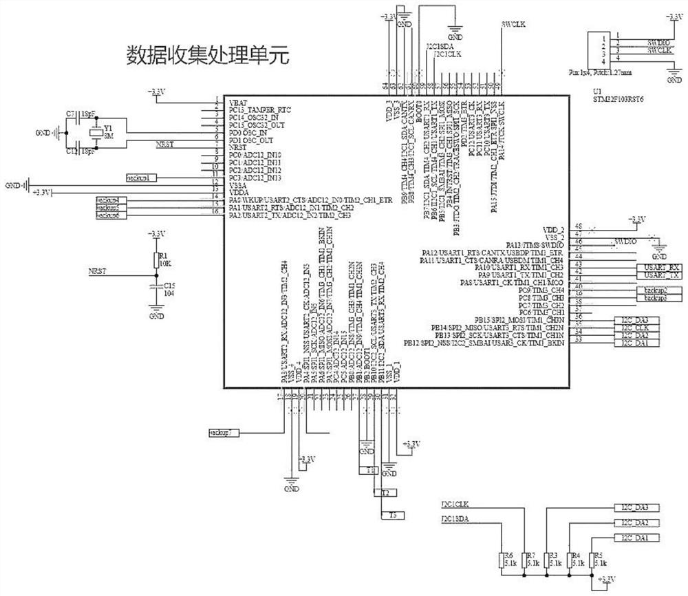 Nasal resistance measuring instrument controlled by double CPUs