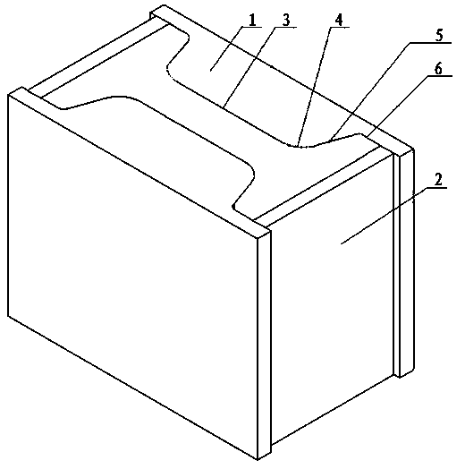 Water cooling channel for large beam blank continuous casting crystallizer