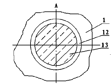 Water cooling channel for large beam blank continuous casting crystallizer