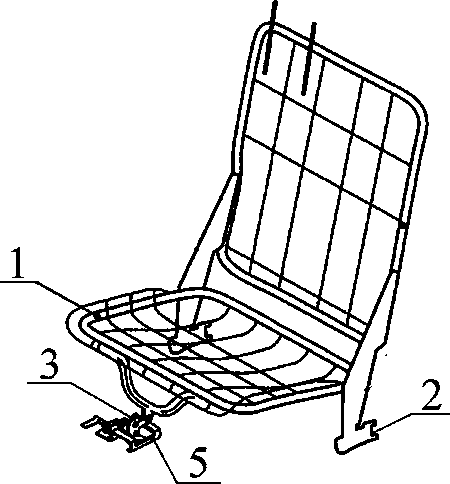 Angle adjustment and locking device applied to backrest of automobile seat