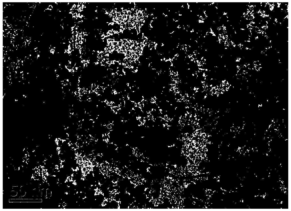 Pt Nanoparticle/hydroxyl bastnaesite nanocluster/graphene composite and preparation method thereof