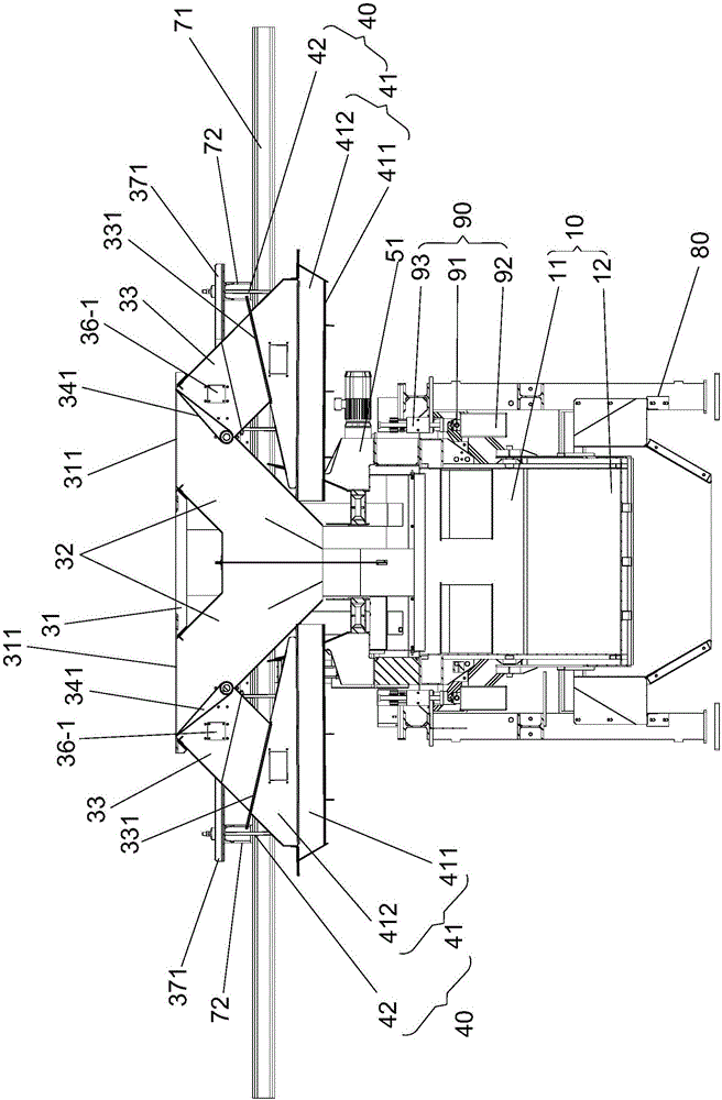 Material balance and internal mixer system with material balance