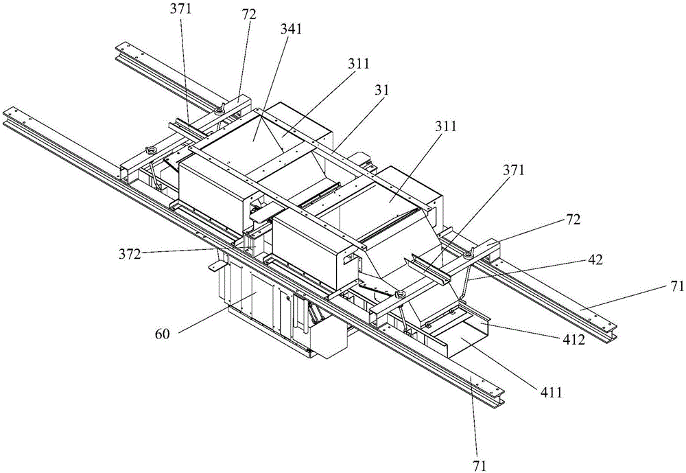 Material balance and internal mixer system with material balance