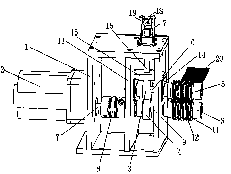 Cable dividing mechanism convenient for feeding of flexible flat cables