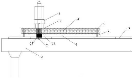 Shape trimming method and device for honeycomb sandwich floor part