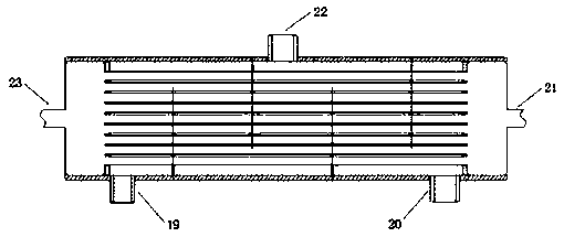 A heat exchange system and device for utilizing waste heat of engine exhaust gas