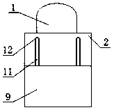 Intelligent household lock with cleaning device