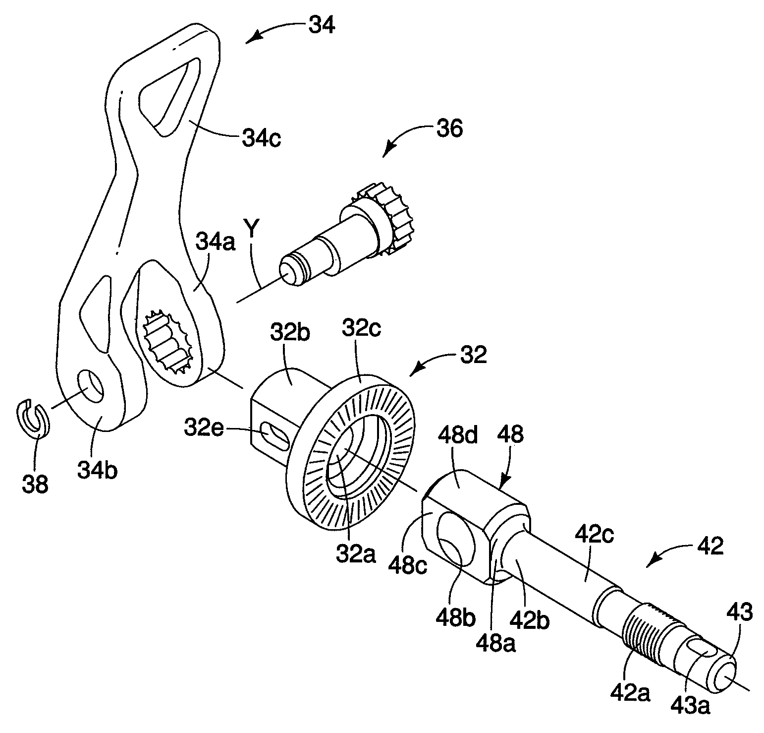 Bicycle component securing structure