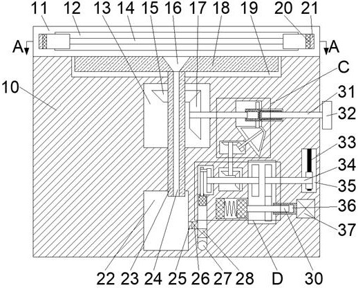 Auxiliary positioning and machining device applicable to ceramic products in different specifications