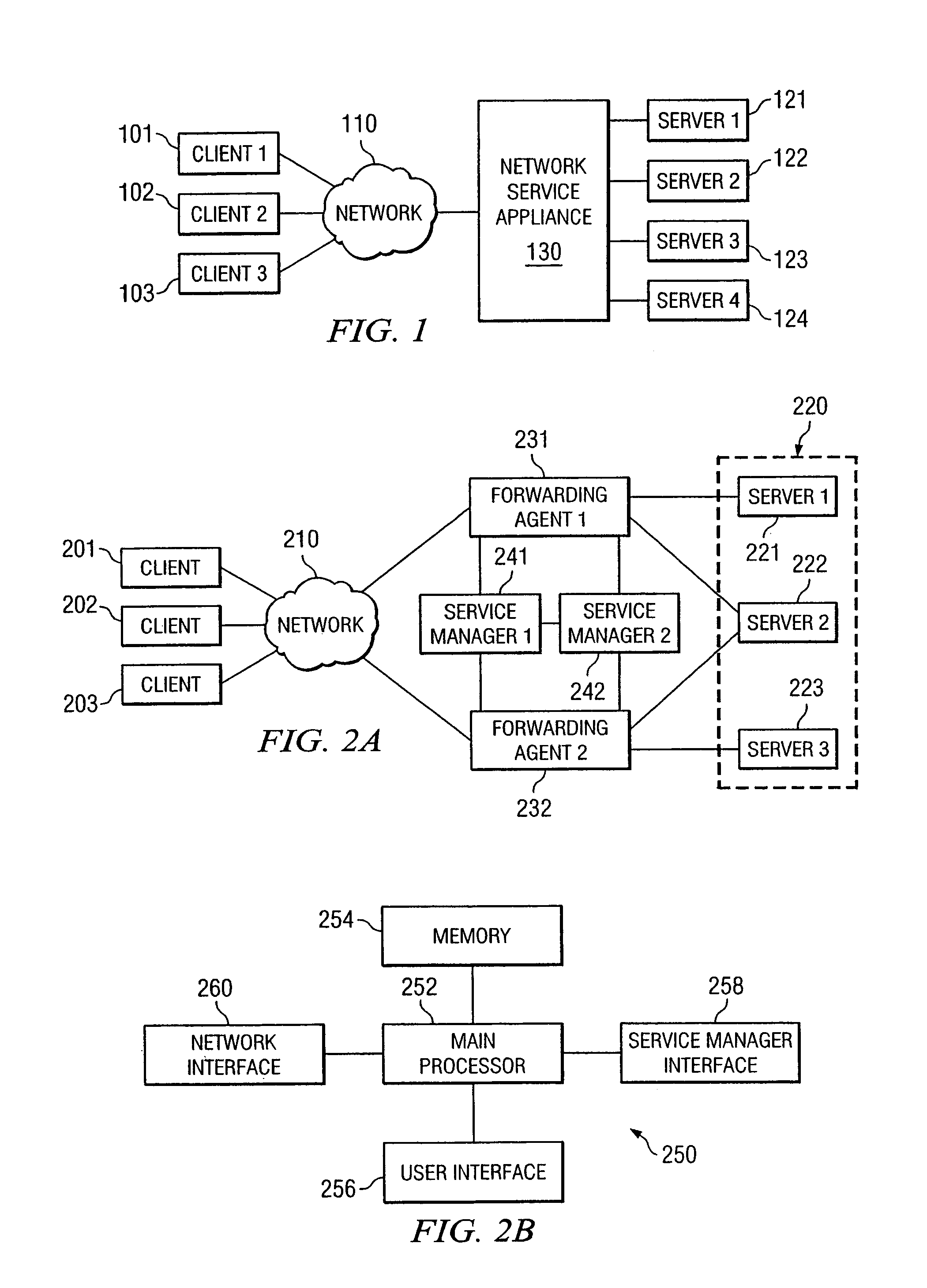 Network address translation using a forwarding agent