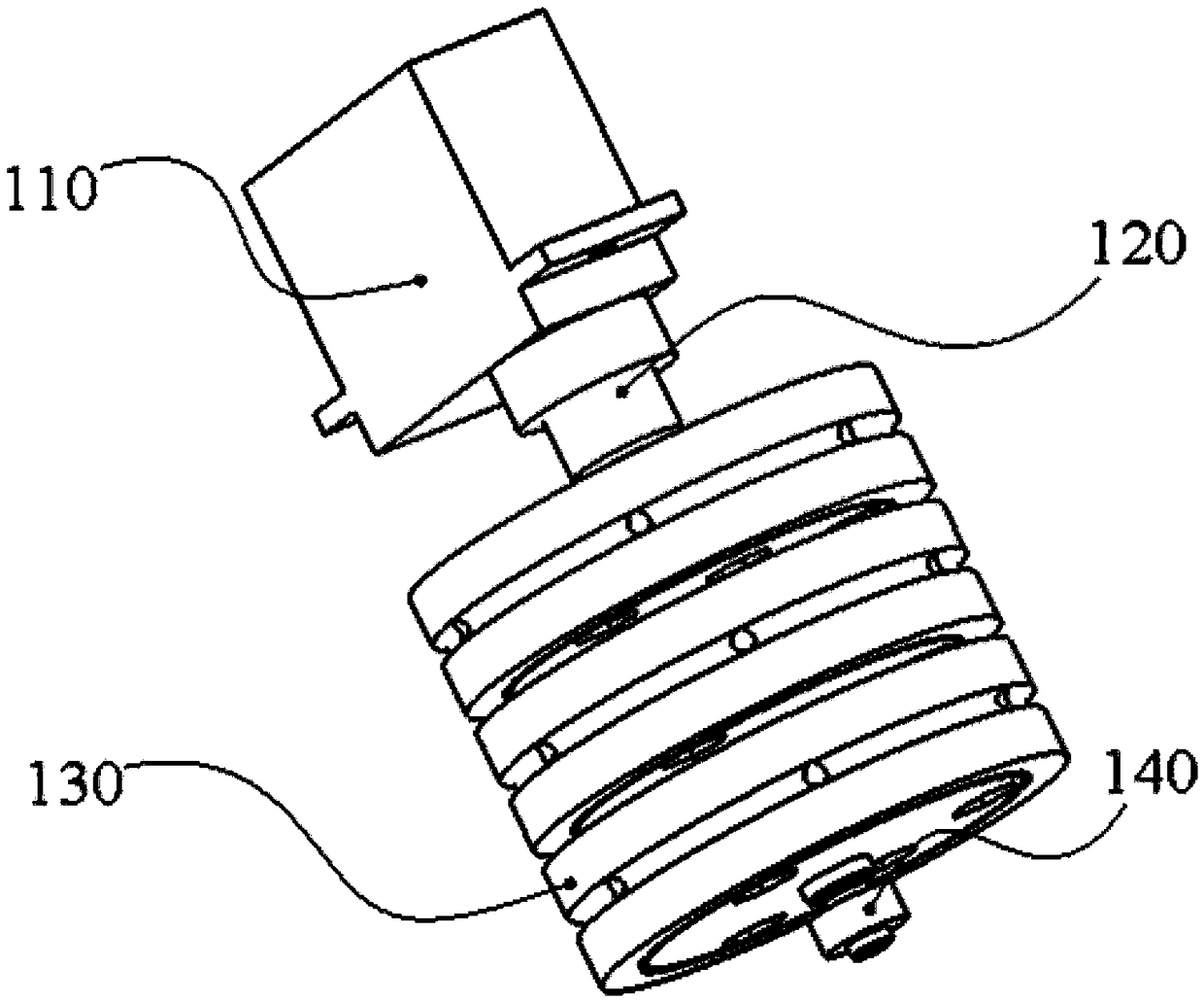 Multi-finger flexible mechanical hand based on volute spiral springs