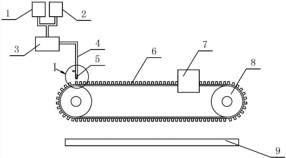 Production process of foaming headset sleeve