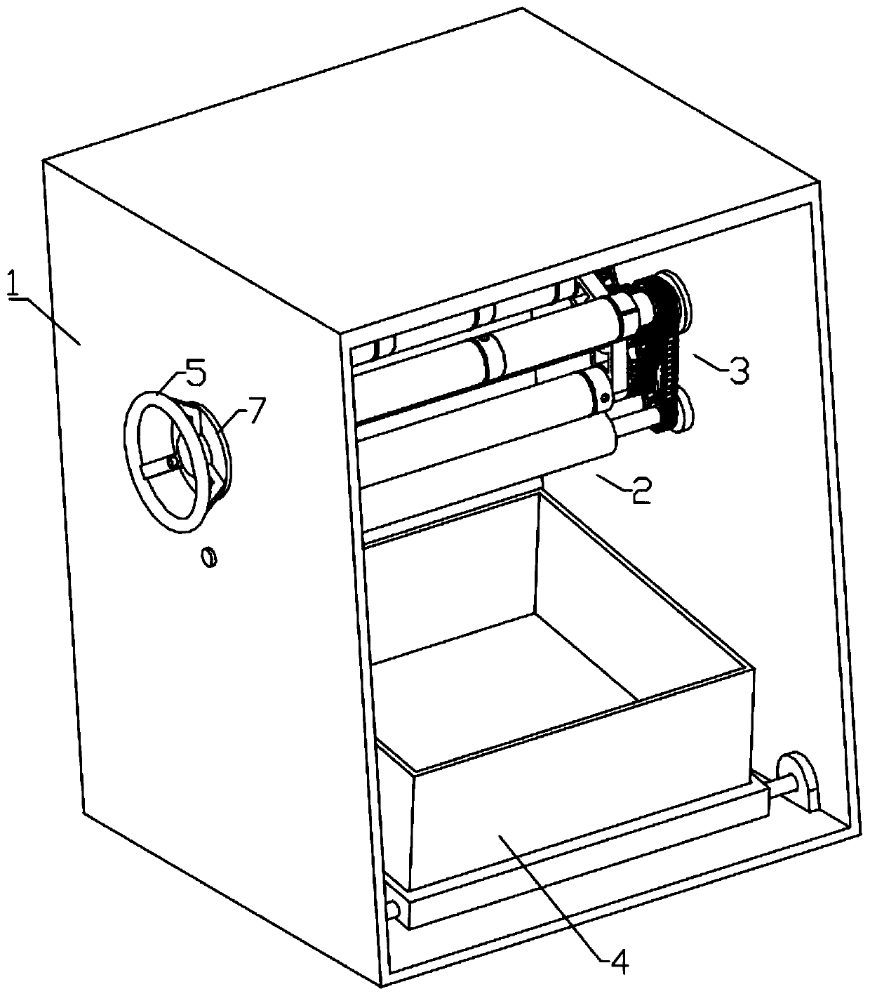 Adjustable edge trimming device for nickel-based alloy foil