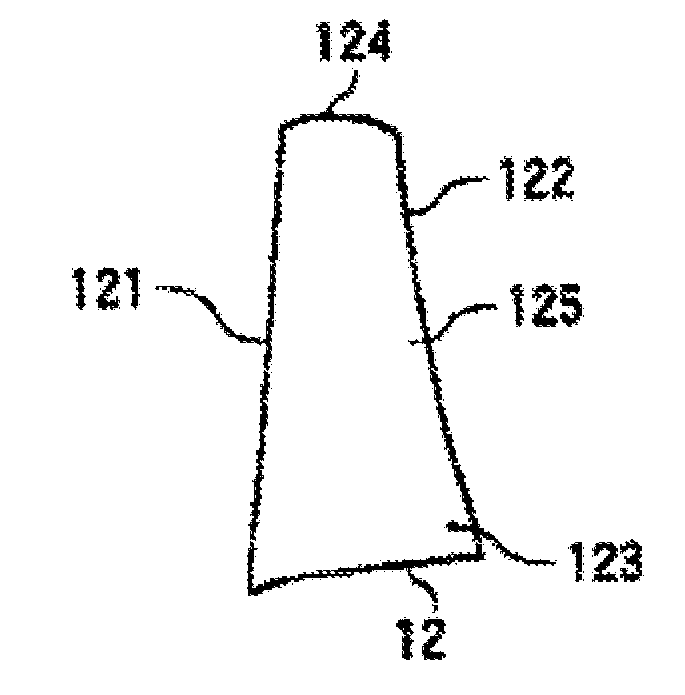 Transonic airfoil and axial flow rotary machine