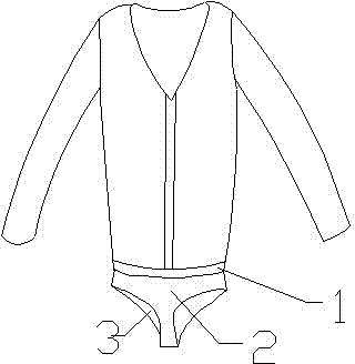 Accidental-exposure-preventive heat-insulating fabric shirt