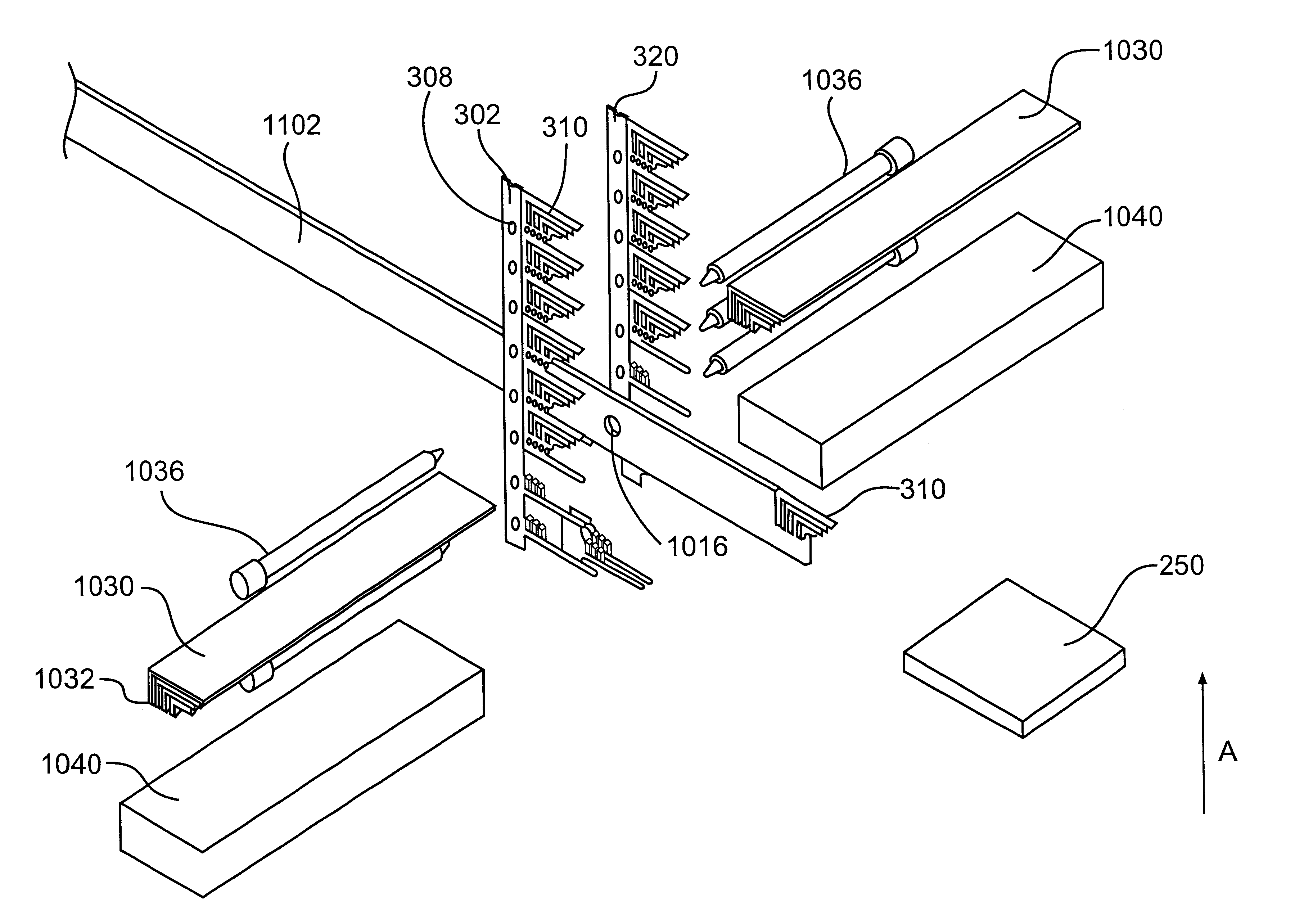 Apparatus for and method of manufacturing a semiconductor die carrier