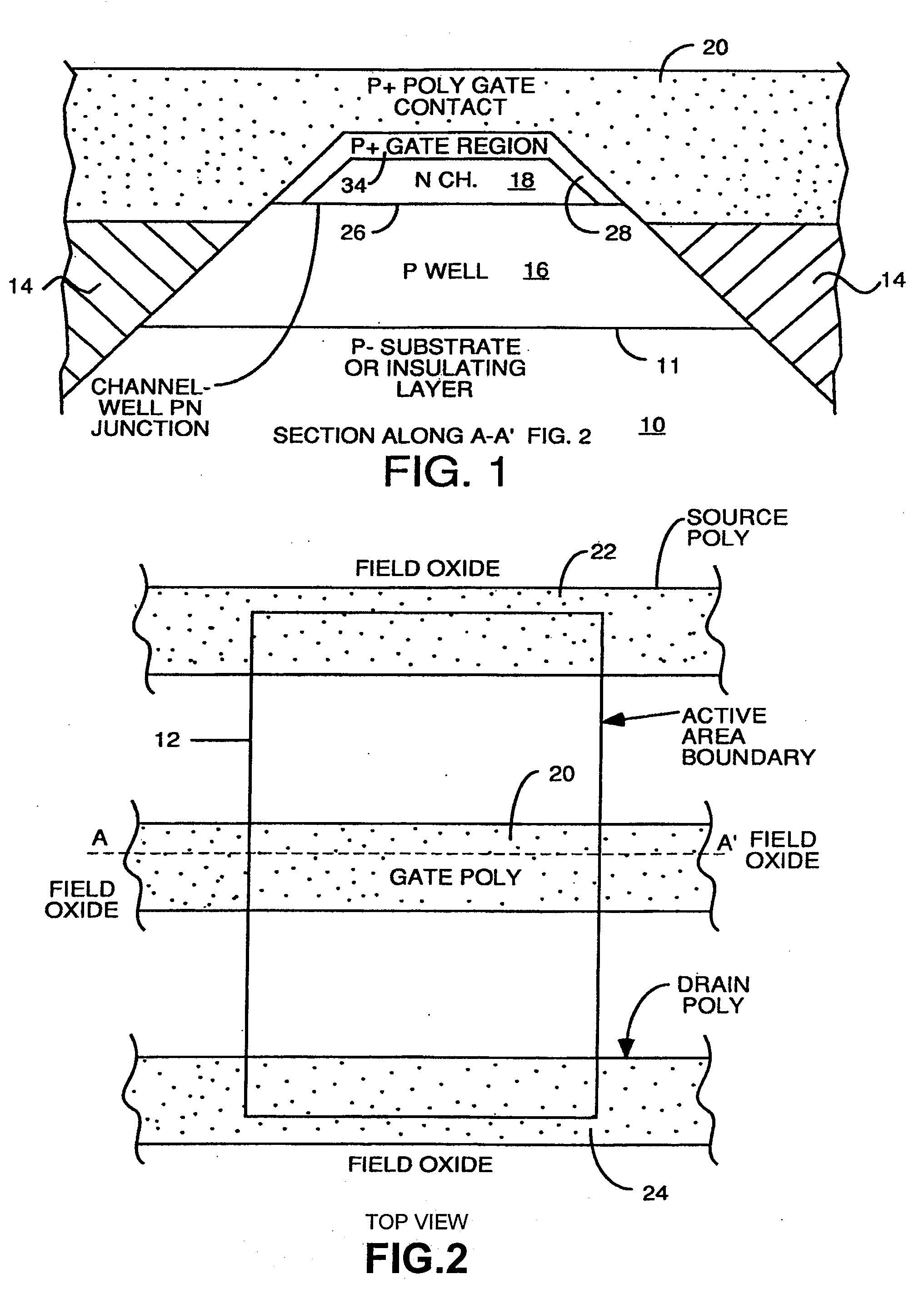 JFET With Built In Back Gate in Either SOI or Bulk Silicon