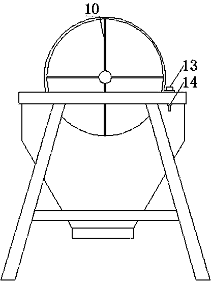 Drum screen with protecting cover and two kinds of screen meshes