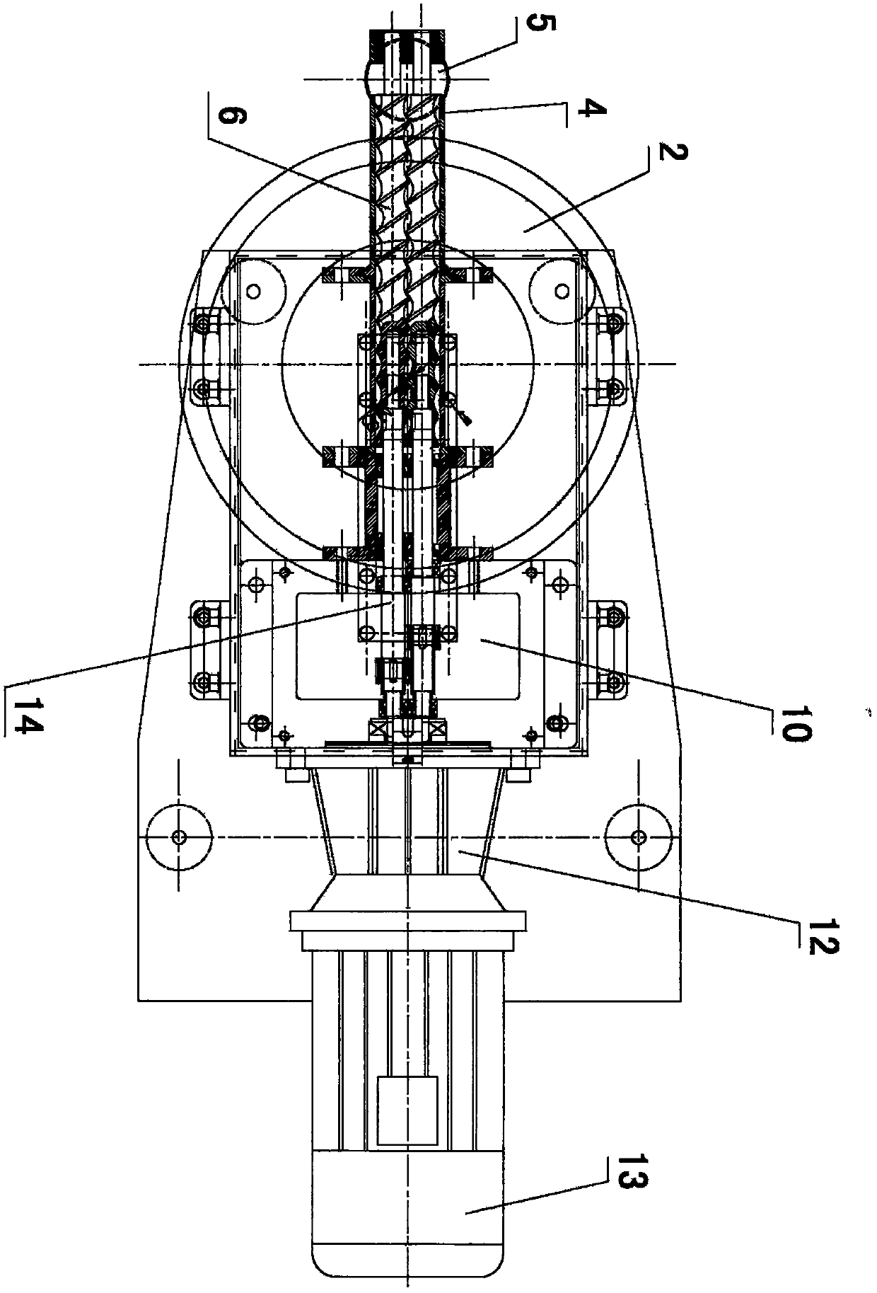 Powder accurate-weighing measurement feeding machine