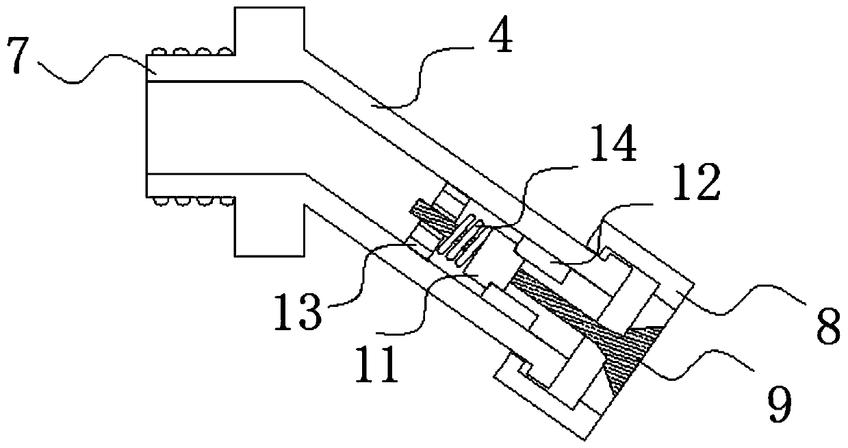 Novel shower head of intelligent shower system