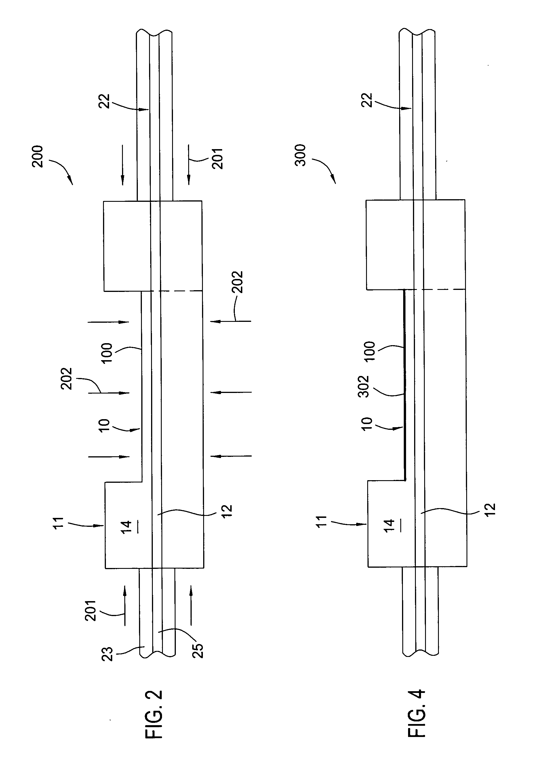 Sensing device having a large diameter D-shaped optical waveguide