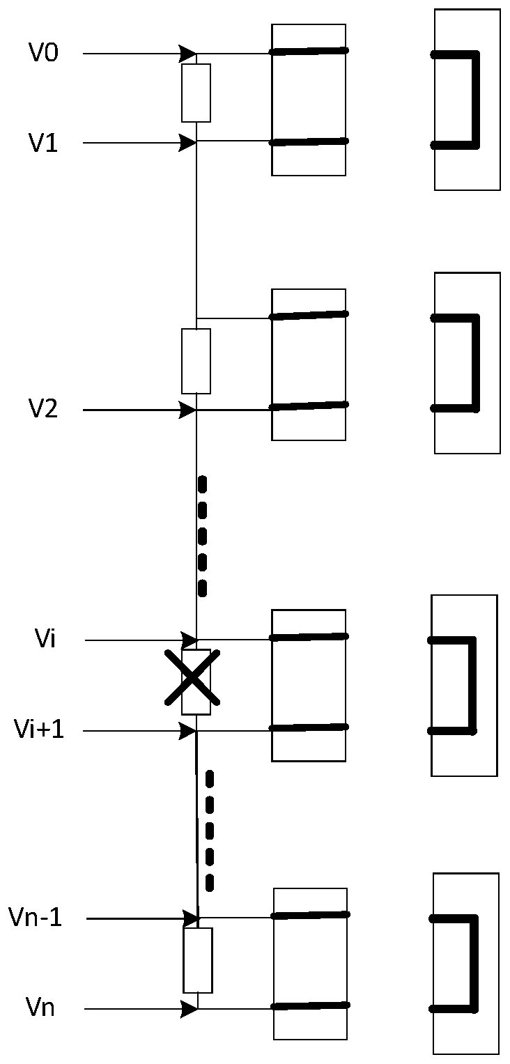 Power battery package system high voltage interlocking connector detection system