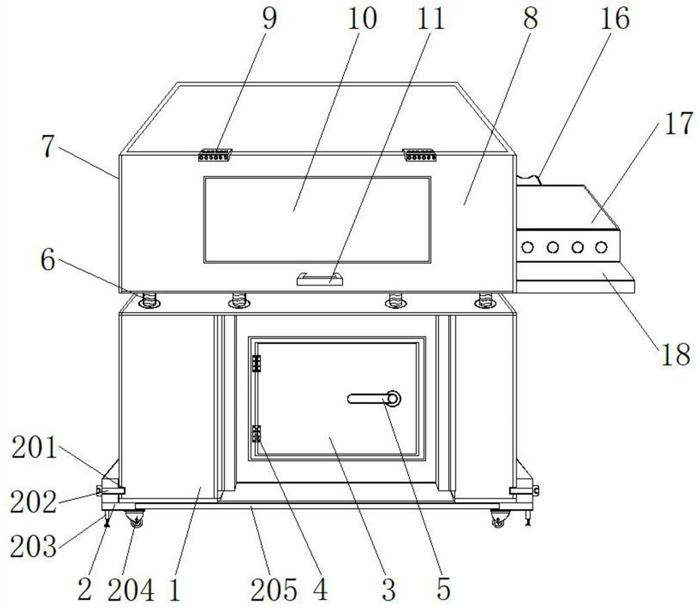 Chip mounter with noise reduction function