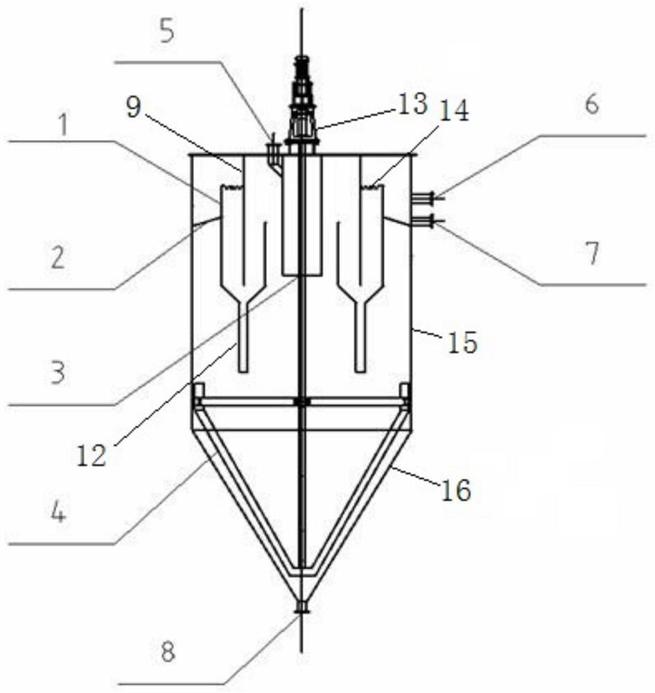 Efficient solid-liquid separation device