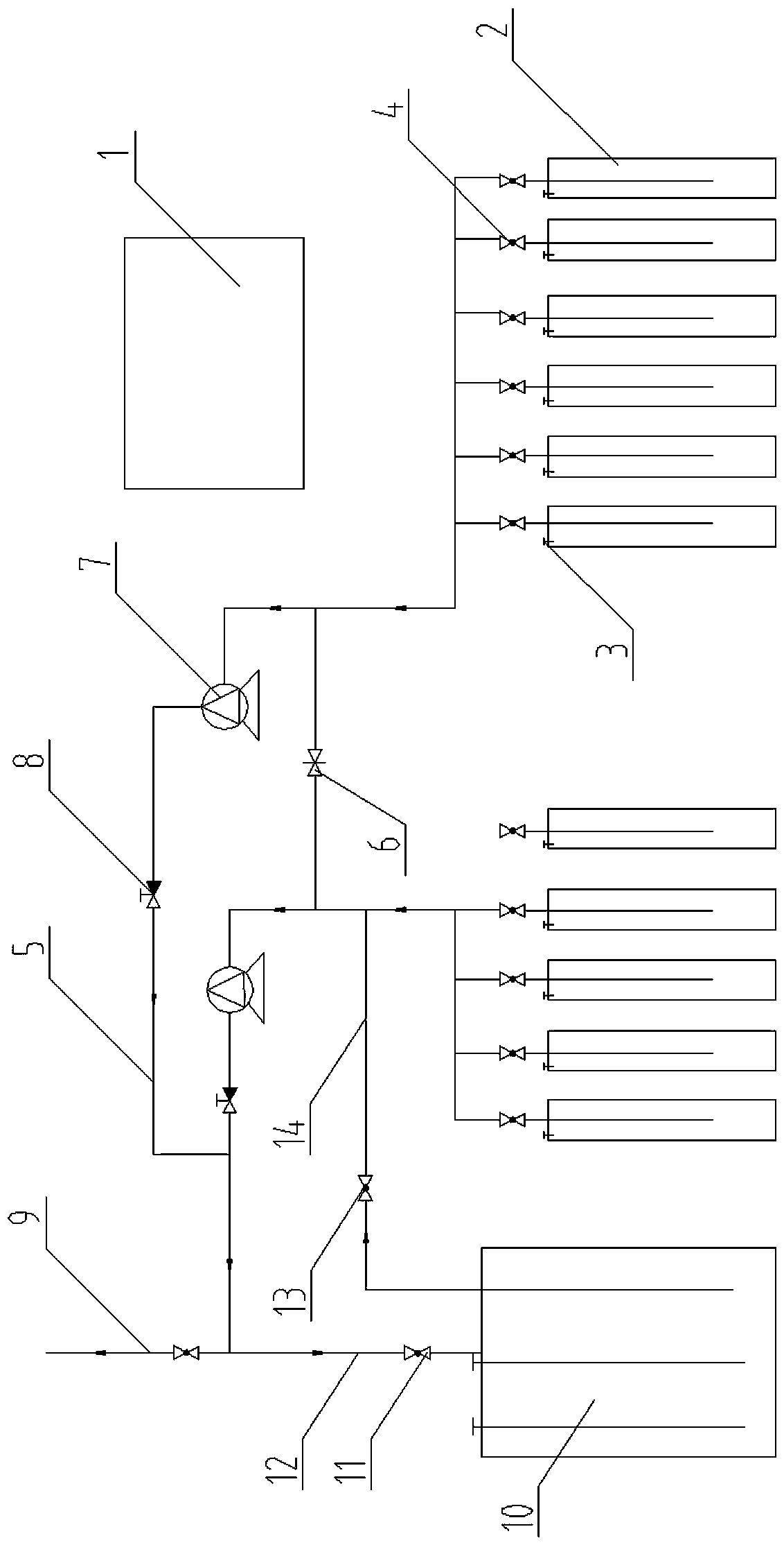 Automatic barge system for marine oil and sewage