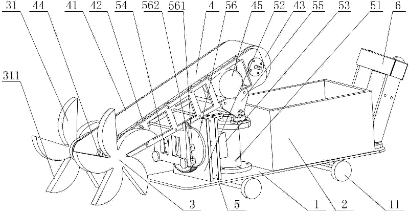 Excavator for building tunnel type passage